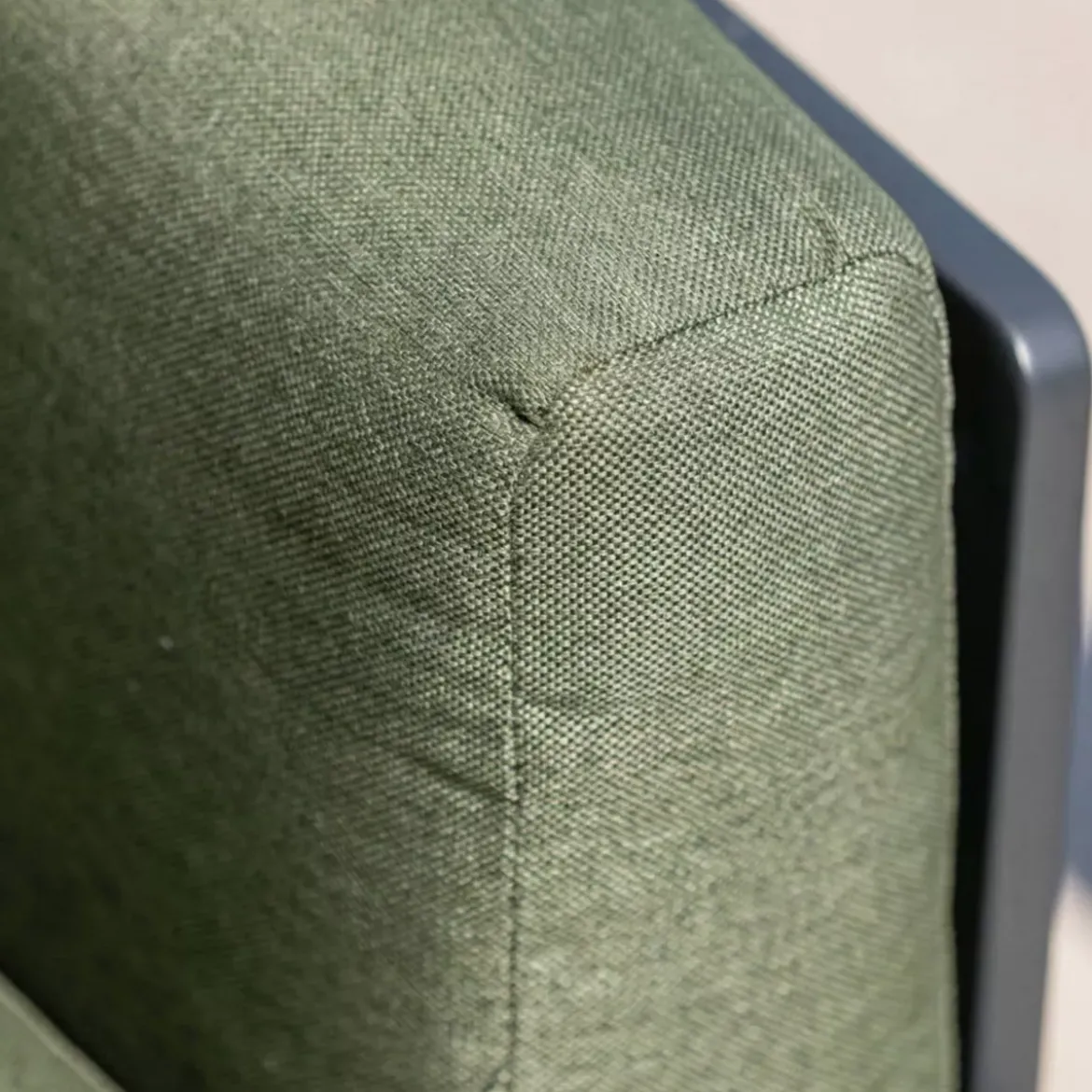 Set da giardino in alluminio 4 posti 5 pezzi Monte Carlo Grigio antracite e verde rosmarino