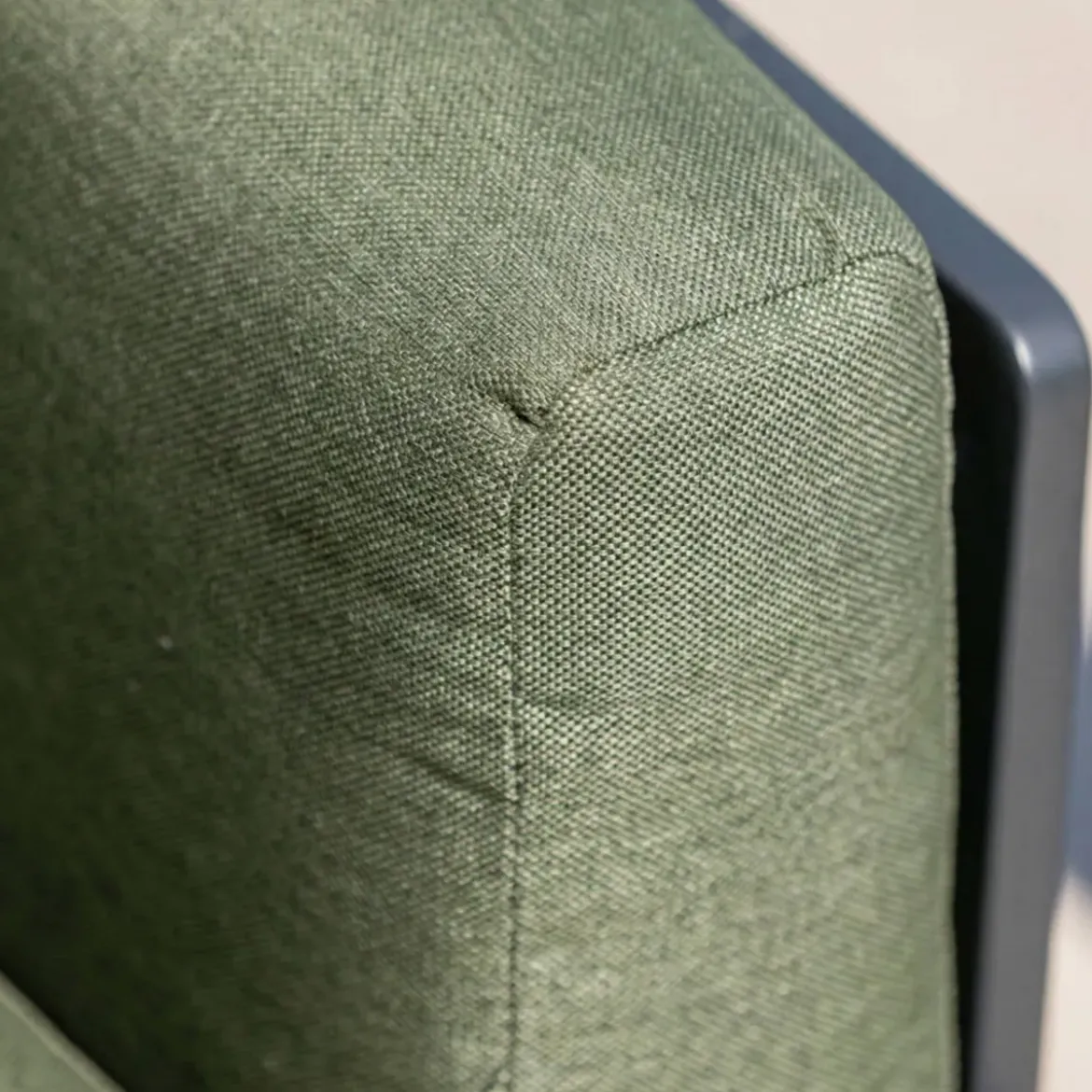 Set da giardino in alluminio 9 posti 12 pezzi Monte Carlo Grigio antracite e verde rosmarino
