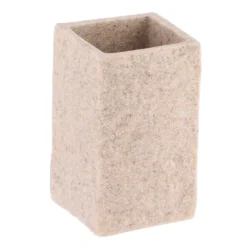 Set di accessori per il bagno effetto pietra Naturale