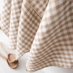 Set di 2 asciugamani in garza di cotone (50 x 70 cm) Gaïa vichy Corda