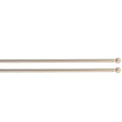 Set di 2 bachette regolabili rotonde (da L40 a 600 cm) Rona Oro