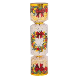 Set di 6 crackers natalizi Festività Rosso e Bianco