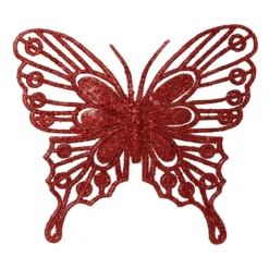 Set di 2 farfalle Fanny Rosso