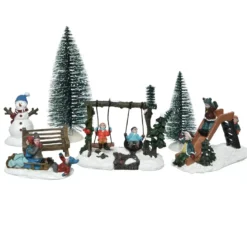Set di figurine e accessori Parco bambini per villaggio