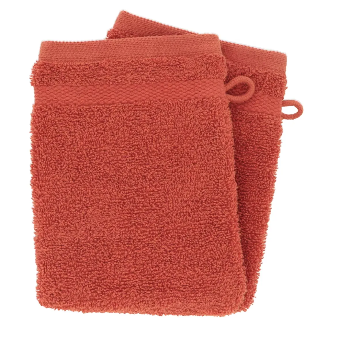 Set di 2 guanti da bagno in cotone (15 x 21 cm) Timeless Terracotta