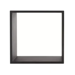 Set di 3 mensole Cube Nero Modello piccolo