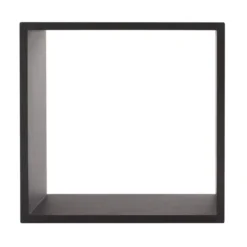Set di 3 mensole Cube Nero Modello piccolo