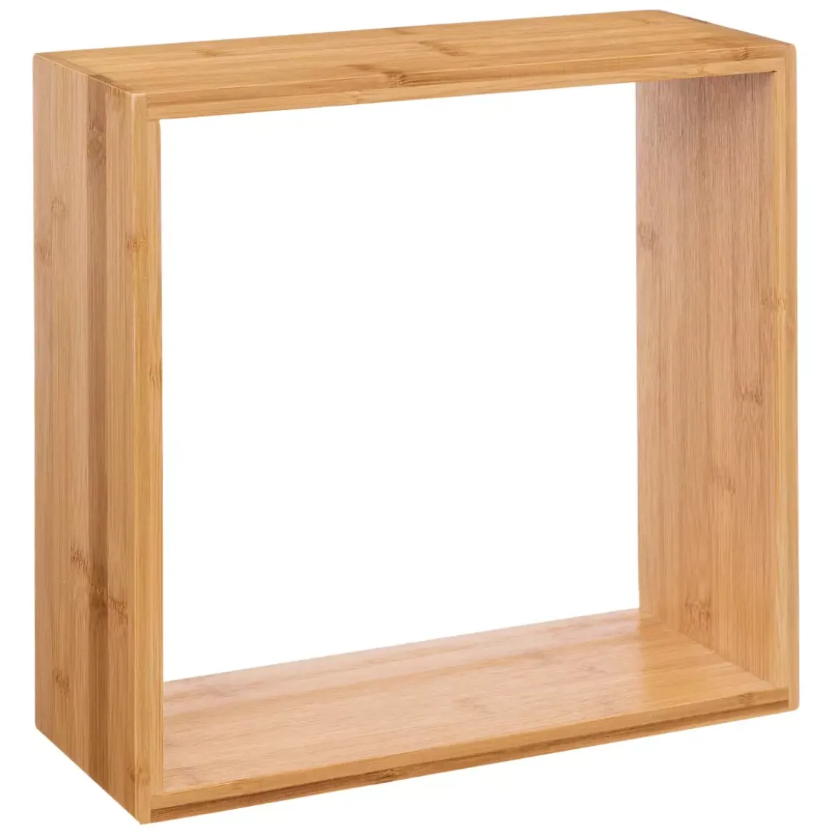Set di 3 mensole cubo Fixy Bambù Naturale