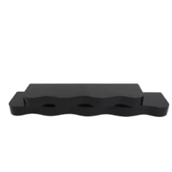 Set di 2 mensole in legno da parete (L76 cm) Joslin Nero