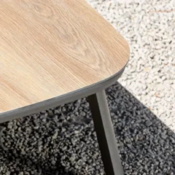 Set di mobili da giardino Amalfi Grigio antracite 5 posti