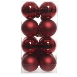 Set di 16 palline di Natale (D40 mm) Aravis Bordeaux