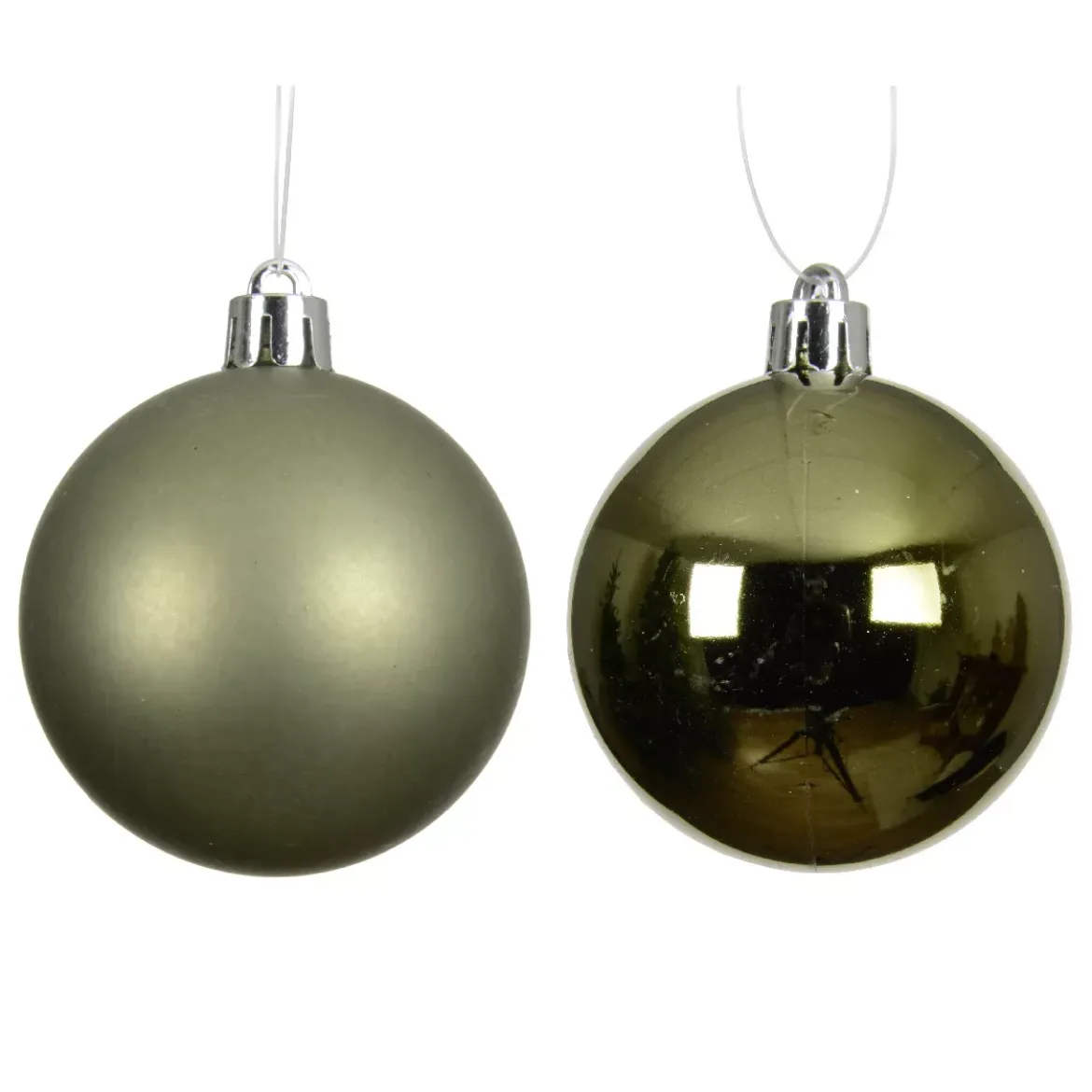Set di 12 palline di Natale (D60 mm) Aravis Verde rosmarino