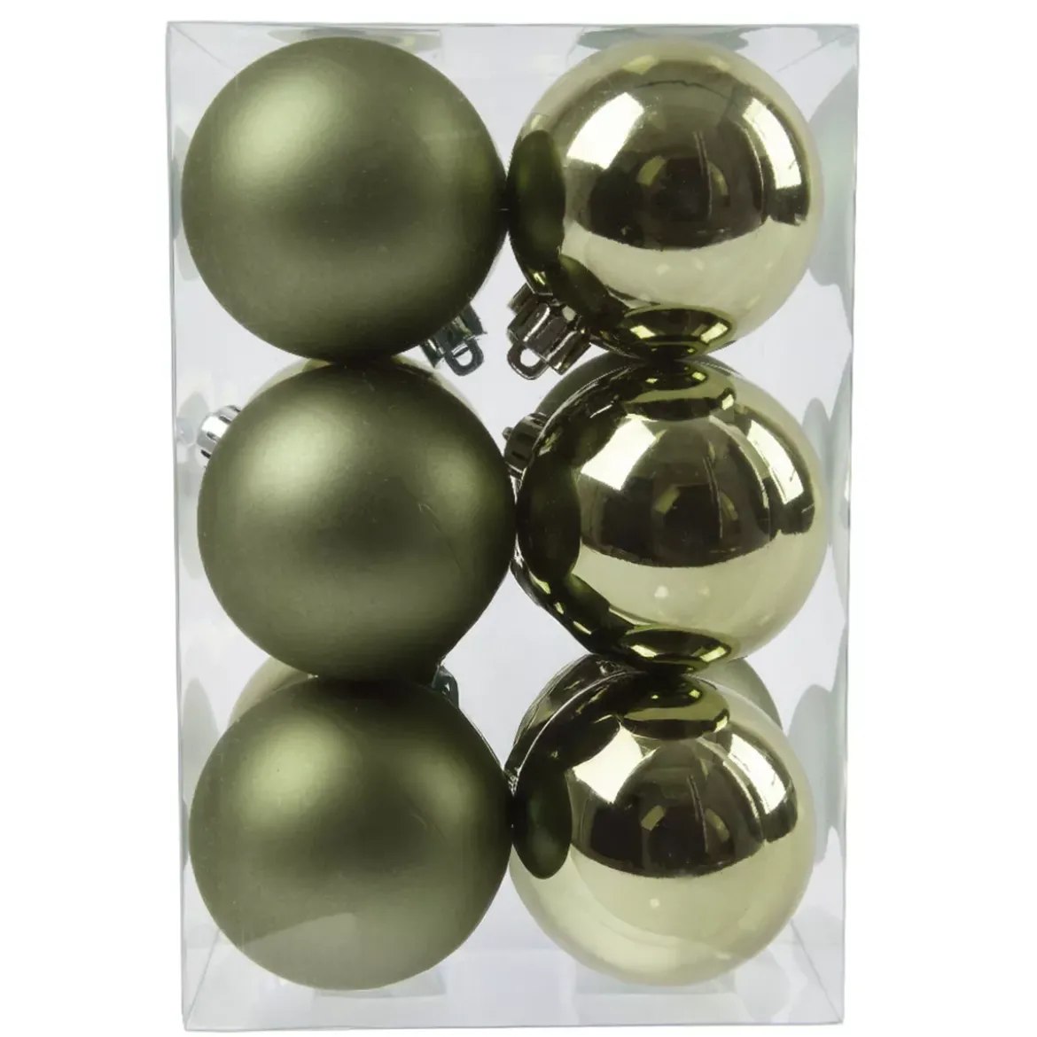 Set di 12 palline di Natale (D60 mm) Aravis Verde rosmarino