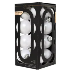 Set di 16 palline di Natale (D40 mm) Aravis Bianco