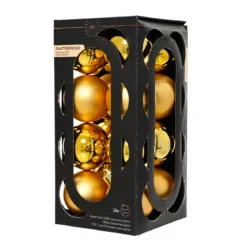 Set di 16 palline di Natale (D40 mm) Aravis Oro