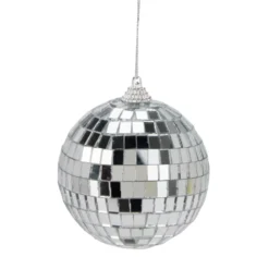 Set di 12 palline di Natale (D80 mm) Night Fever Argento
