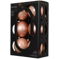 Set di 6 palline di Natale in vetro (D80 mm) Boreale Pesca