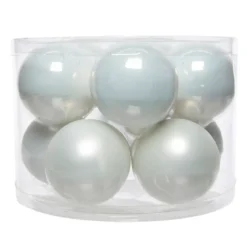 Set di 10 palline di Natale in vetro (D60 mm) Myst Bianco Invernale