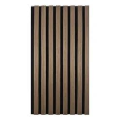 Set di 4 pannelli murali in legno (60 cm) Yaro Naturale
