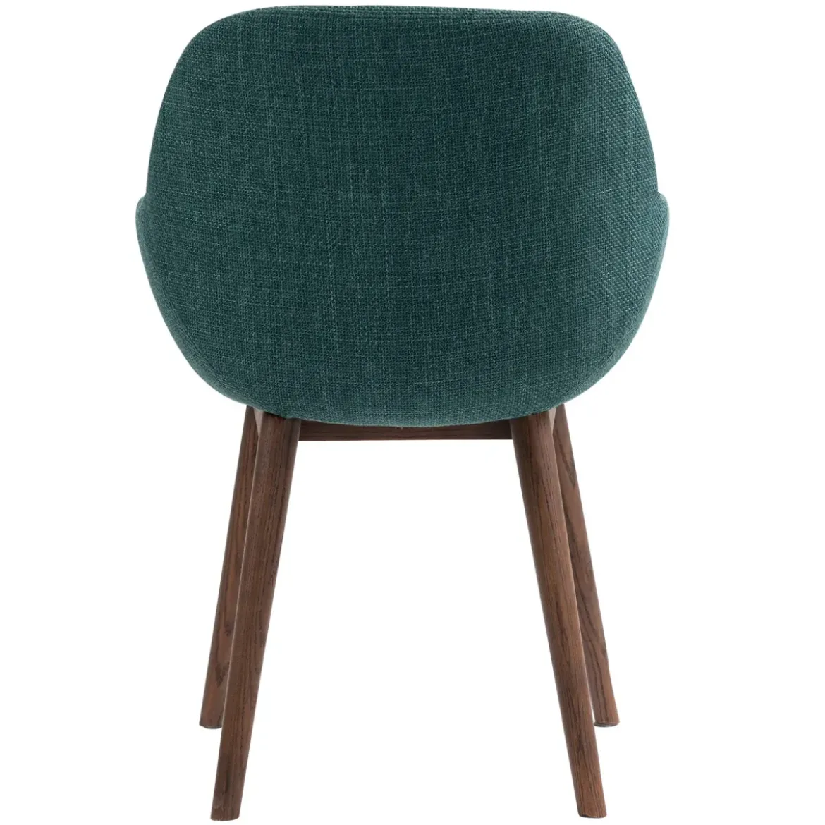 Set di 2 sedie da pranzo in tessuto (seduta 48 cm) Elia Verde smeraldo