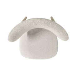 Set di 2 sedie da pranzo in tessuto (seduta 49 cm) Amal Ecru