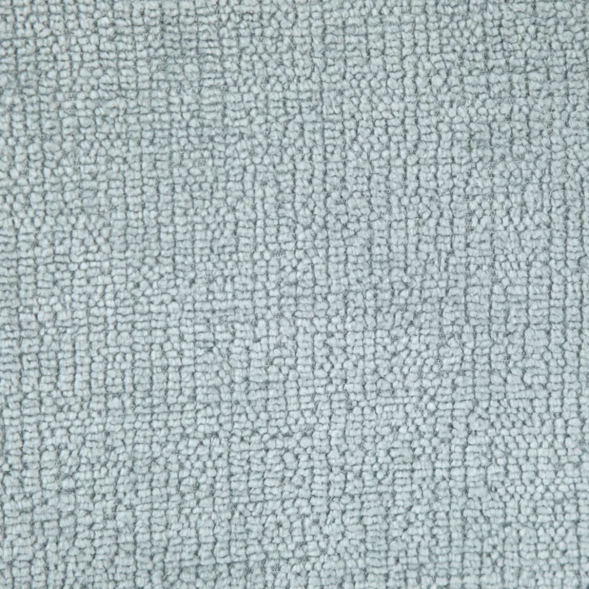 Set di 2 sedie da pranzo in tessuto chenille (seduta 48 cm) Zola Blu celadon