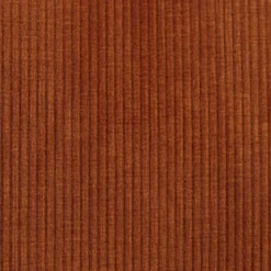 Set di 2 sedie da pranzo in velluto a coste (seduta 49 cm) Orka Cognac