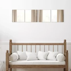 Set di 4 specchi Quadrati Grande modello