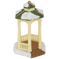 Set di 5 statuine e accessori per Villaggio di Natale (H22 cm) Musica e chiosco