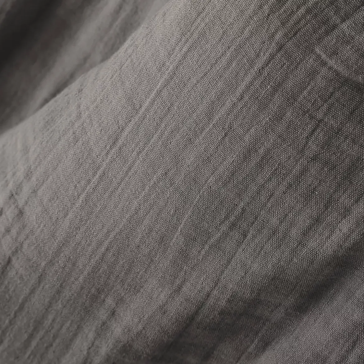 Set di 2 strofinacci garza di cotone (70 cm) Gaïa Grigio granito