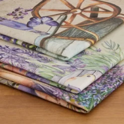 Set di 3 strofinacci in cotone (50 x 70 cm) Valensole Multicolore