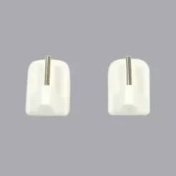 Set di 4 supporti adesivi Bianco