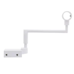 Set di 2 supporti Fix'vit (L180 - D20 mm) Bianco opaco