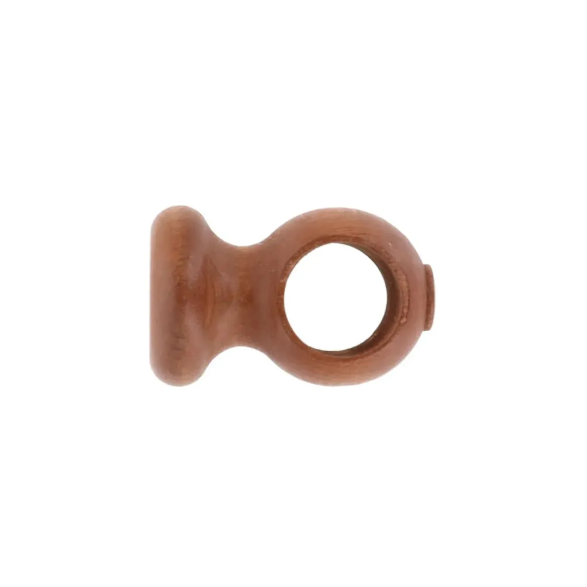 Set di 2 supporti soffitto asta in legno (L8 cm / D28 mm) Nils Naturale
