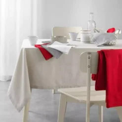 Set di 3 tovaglioli (40 cm) Charline Beige