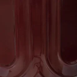 Set di 3 vasi da esterno rotondi (H36-30-24 cm) Milo Bordeaux