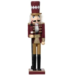 Soldato Schiaccianoci in legno (H38 cm) Edouard Imperiale Vino