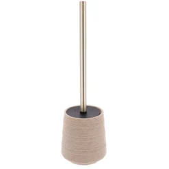 Spazzola per WC in poliresina effetto sabbia Lina Beige