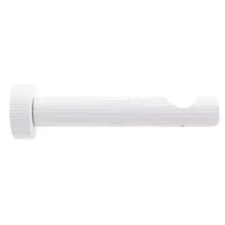 Support asta tenda in legno laccato (L12 cm x D 28 mm) Soren Bianco