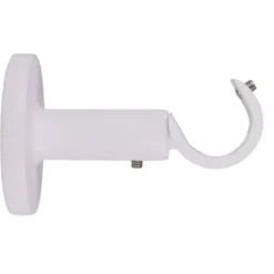 Supporto per asta fisso (L60 / D20 mm) Jim grondaia Bianco opaco