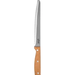 Tagliere per il pane con il coltello Tim Marrone naturale