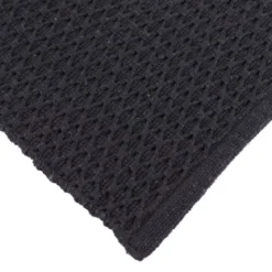 Tappeto cotone intrecciato (45 x 90 cm) Rosario Nero