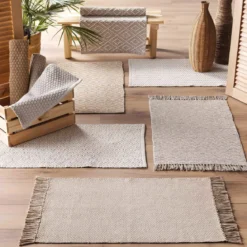 Tappeto cotone (50 x 80 cm) Alivia Camel