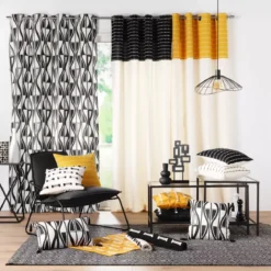 Tappeto cotone (50 x 80 cm) Juline Nero
