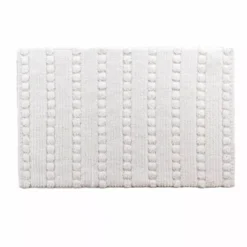 Tappeto da bagno in cotonee (80 cm) Cleonis Bianco