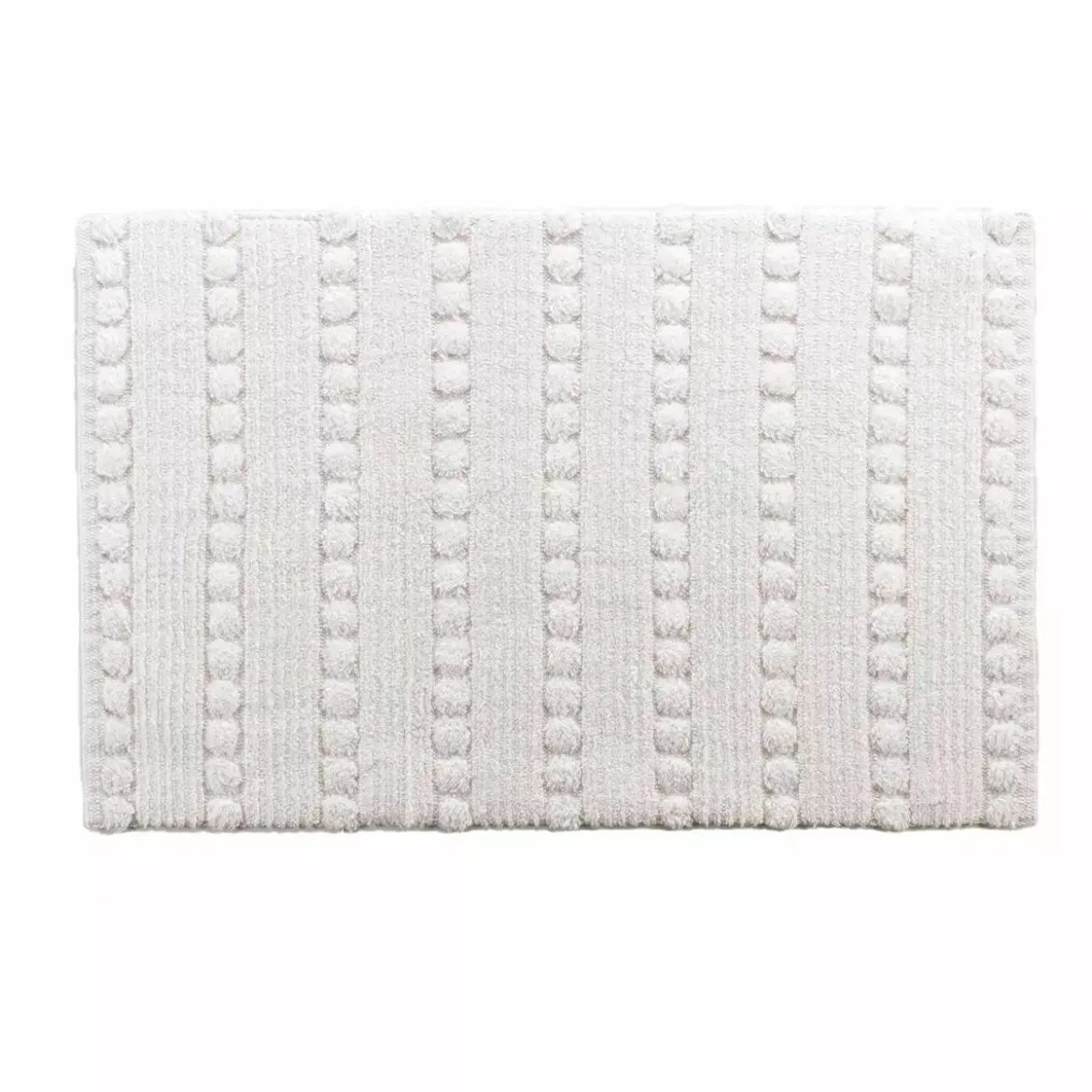 Tappeto da bagno in cotonee (80 cm) Cleonis Bianco