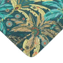 Tappeto da bagno in gomma naturale antiscivolo (45 x 60 cm) Sogno d'Oriente Verde