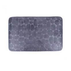Tappeto da bagno memory foam (50 x 80 cm) Galeo Grigio scuro