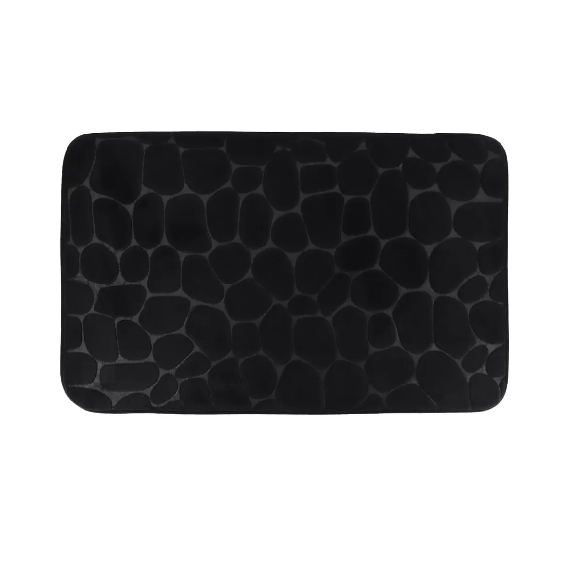 Tappeto da bagno memory foam (50 x 80 cm) Galeo Nero