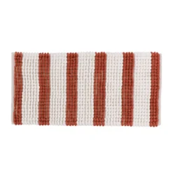 Tappeto da bagno rettangolare in cotone (45 x 90 cm) Mismo Marrone